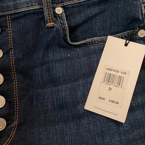 NWT 7 for All Mankind High Waist Skinny Jean - Picture 5 of 7